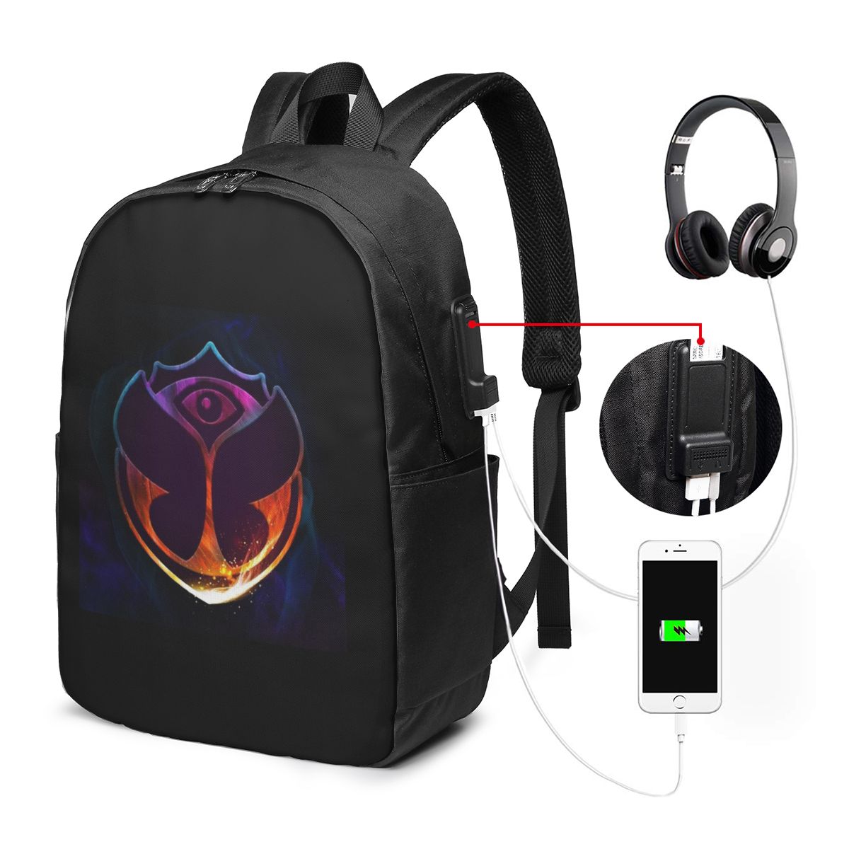 Laptops - Plecak Tomorrowland Butterfly, torba podróżna na