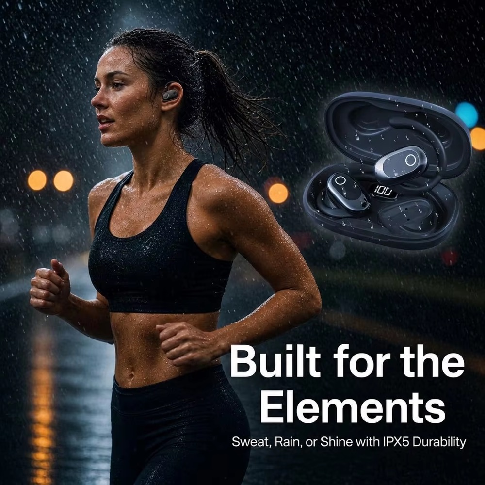 Słuchawki douszne o otwartym k – Bone Conduction Running Headphones recenzja i cena