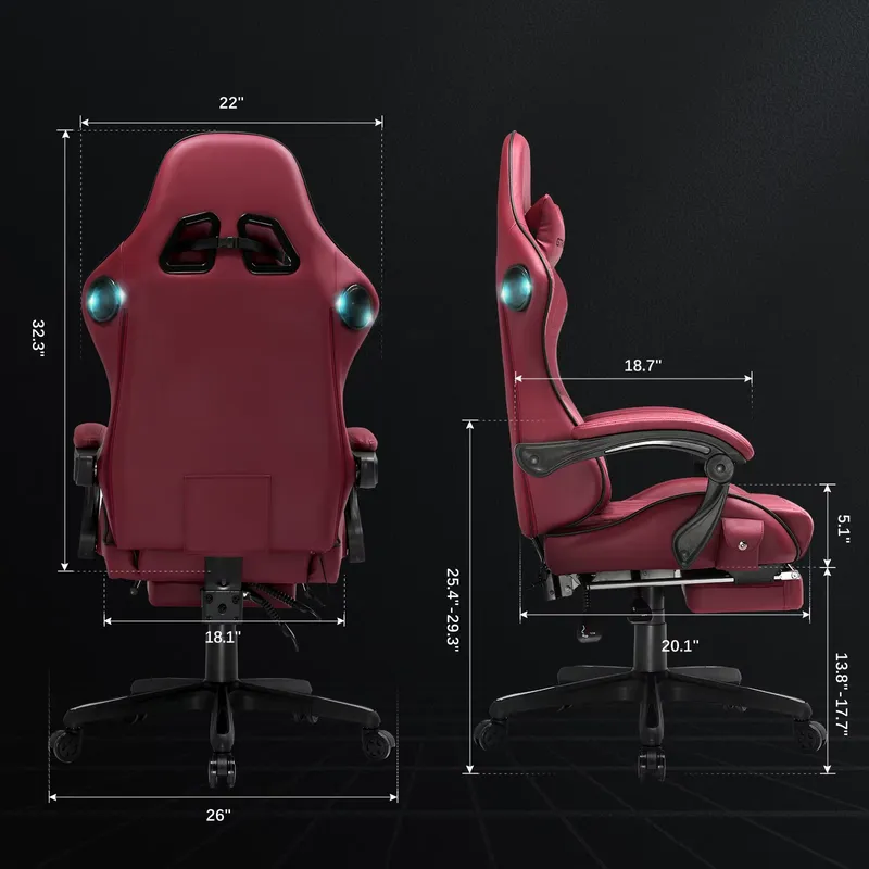 Krzesło gamingowe GTPLAYER z w – Speakers recenzja i cena